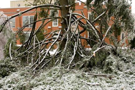 2007 Ice Storm at Northwest 1